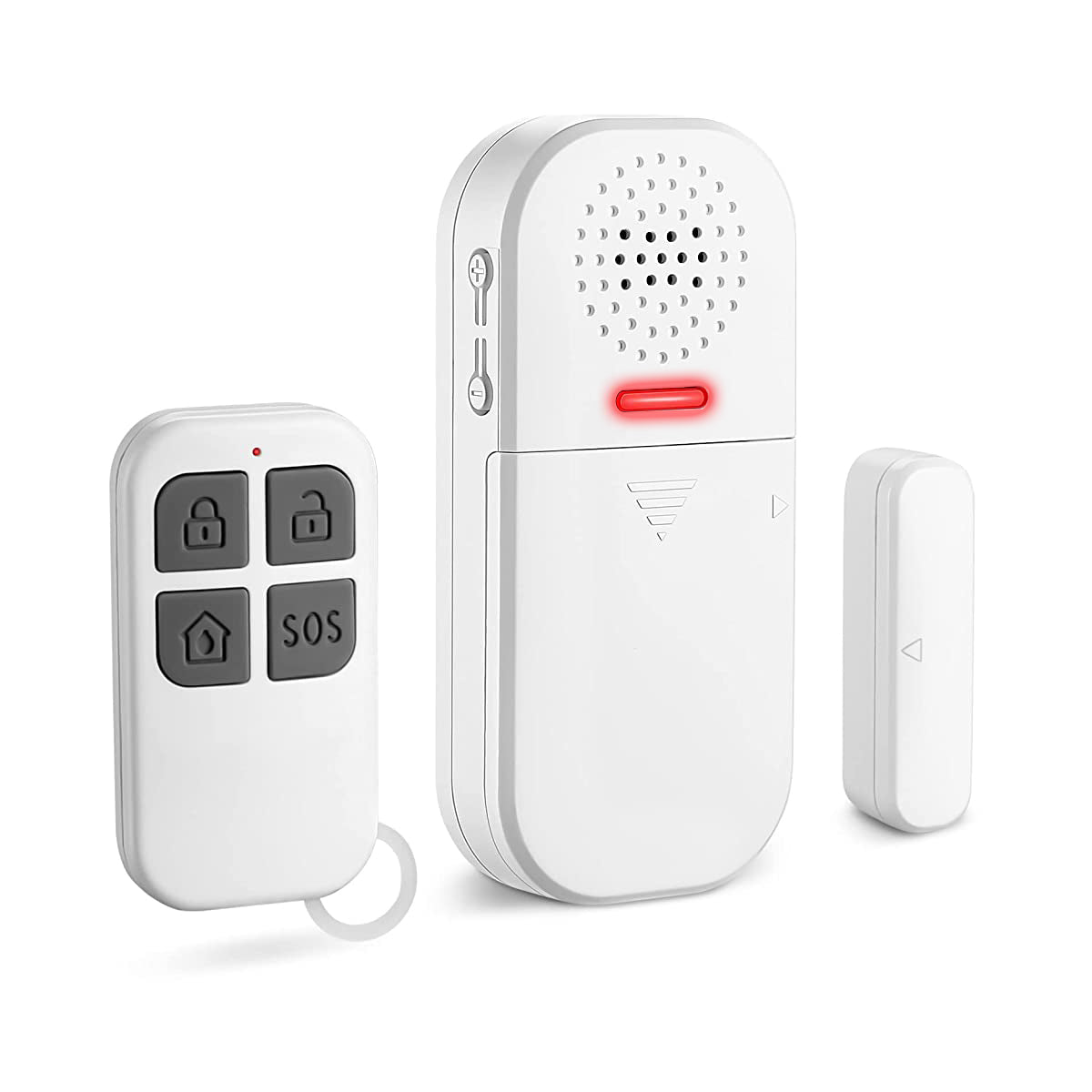 HASTHIP Door?Sensor Security?Alarm?with?Motion?Sensor, 130 Db Wireless Sensitive Door?Alarm?Security?for?Home, Remote Control 5 Modes 4 Level Adjustable Volume Door?Open Alert Burglar?Alarm?System HASTHIP Door?Sensor Security?Alarm?with?Motion?Sensor, 130 Db Wireless Sensitive Door?Alarm?Security?for?Home, Remote Control 5 Modes 4 Level Adjustable Volume Door?Open Alert Burglar?Alarm?System
